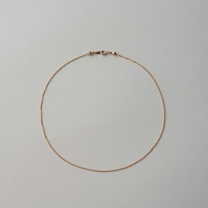 Spiral chain necklace