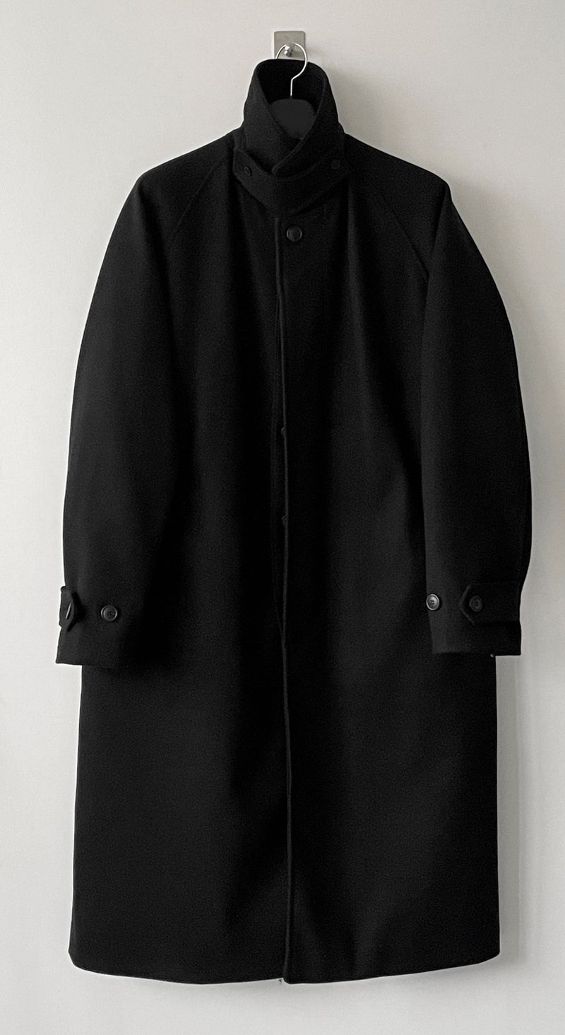 Constant high neck long coat