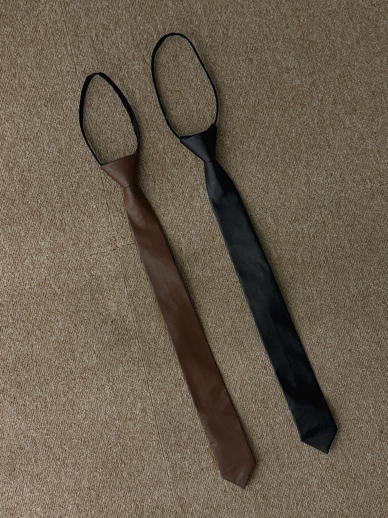 ASCLO Leather One Touch Tie (2color)