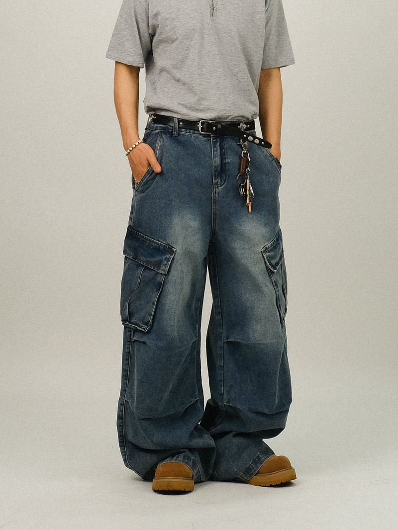 ROO Parachute Cargo Denim Pants