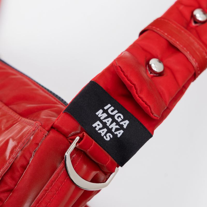 Knotted Micro Padding Bag (Glossy-Red)