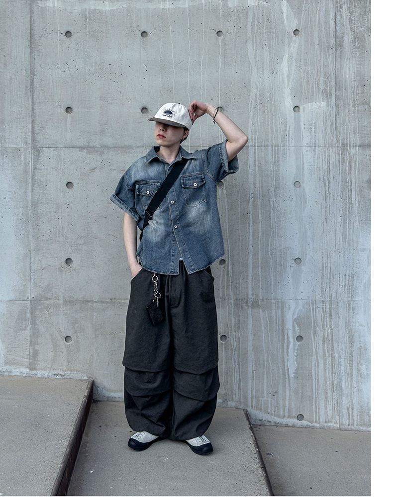 Weather Half Denim Jacket