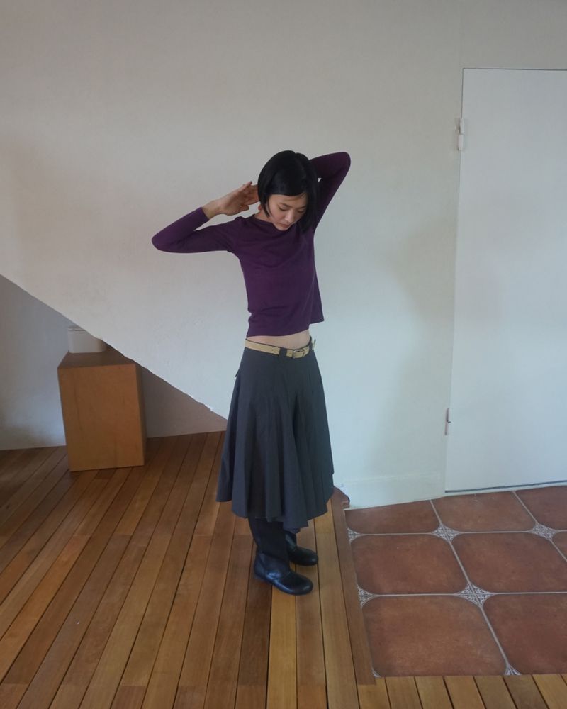 suede slim belt