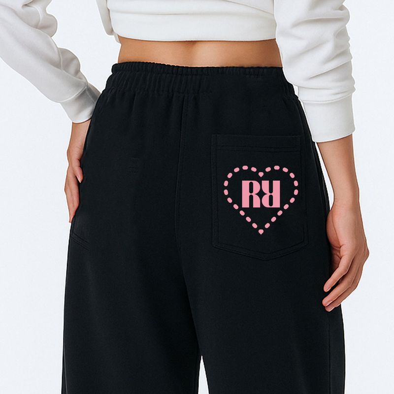 RANDOMOFF（ランダムオフ）の「RR HEART MINI ONE TUCK WIDE SWEAT PANTS (2color)（Pants）」