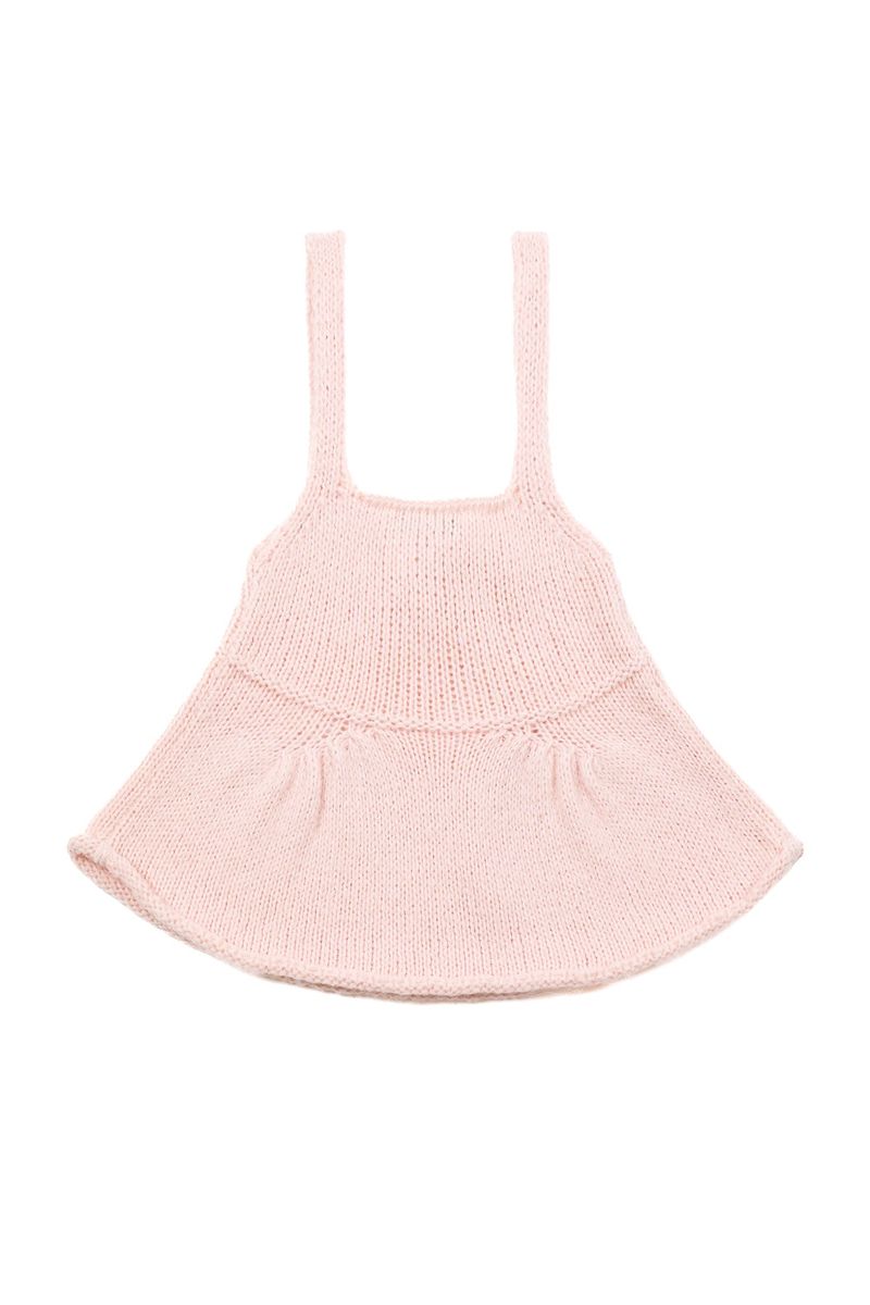 Ribbon Knit Bustier [Pink]