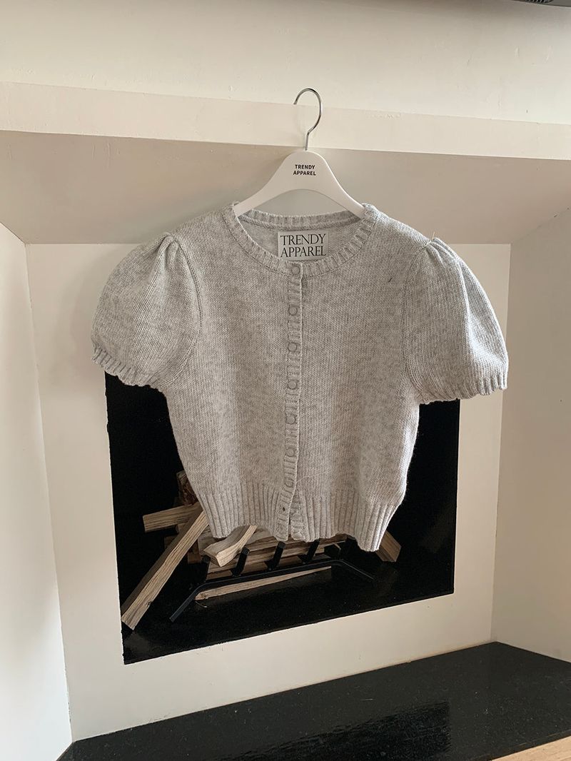 [MADE] Rendez Cashmere Puff Cardigan