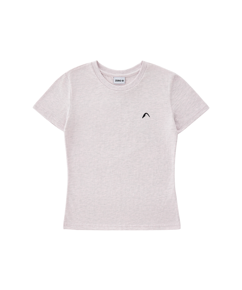 (W) ZRS Symbol Applique Tee (LIGHT PINK)