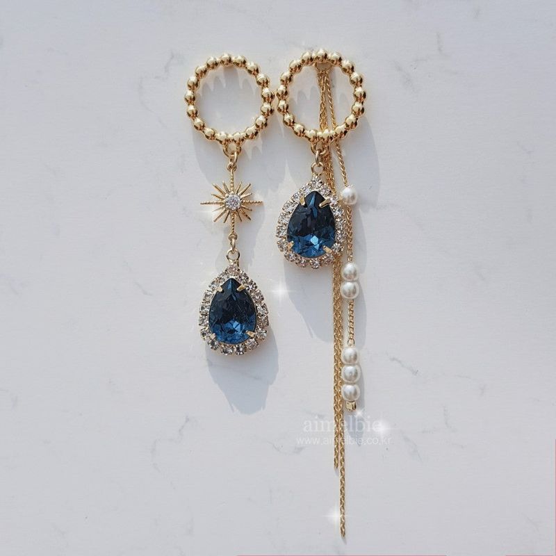 [SNSD Taeyeon Piercing] Meteor Shower Piercing - Navy