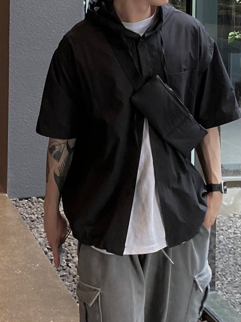 Pigment Sweat Cargo Half Pants 3C