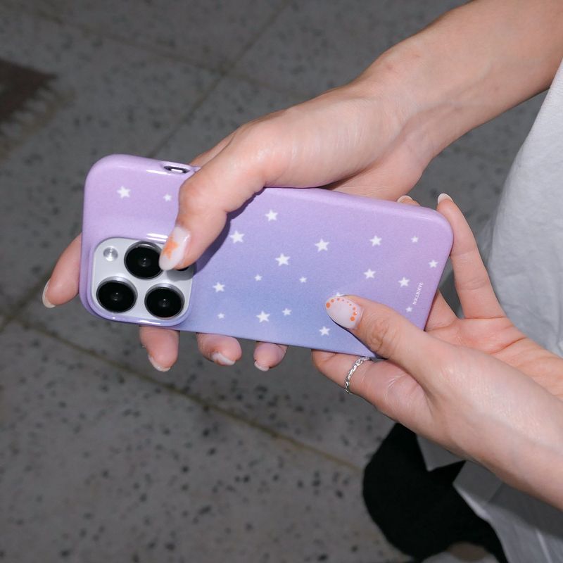 nullbieve（ヌルビーブ）の「スターリーナイトハードケース. ライトピンク（スマホグッズ/小物）」