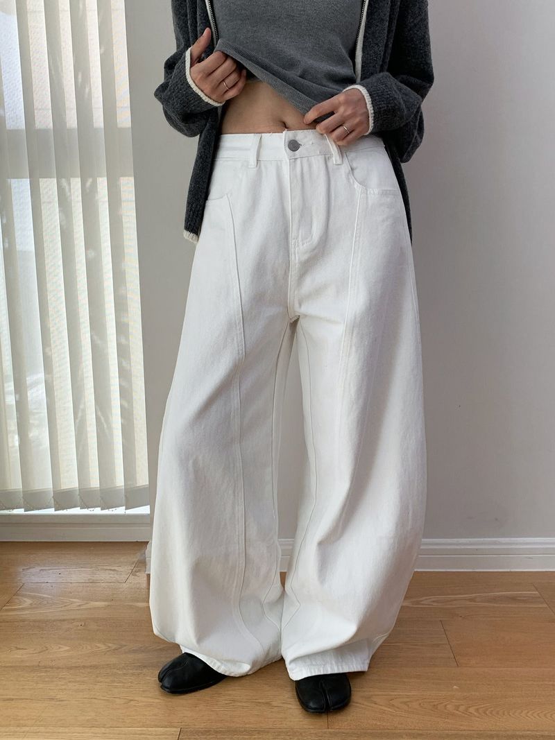 ID Cotton Wide Pants