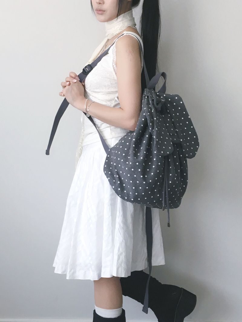 Pudgy bunny backpack _ Dark grey