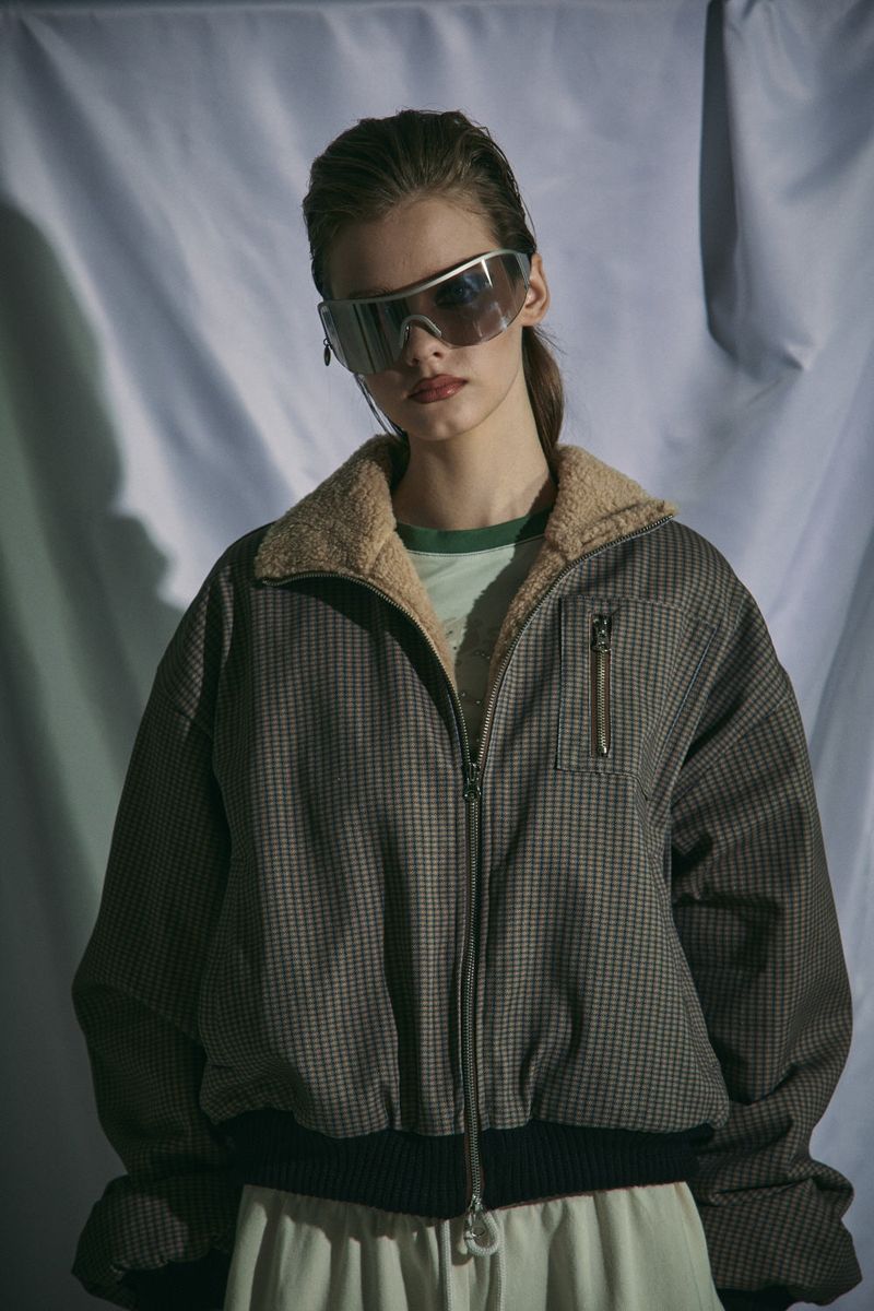 BOUCLE HERRINGBONE JACKET