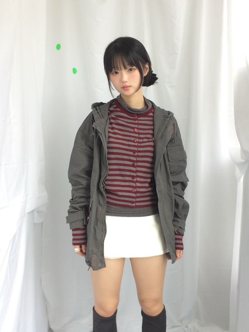 Vintage Pocket Half Bomber Jacket
