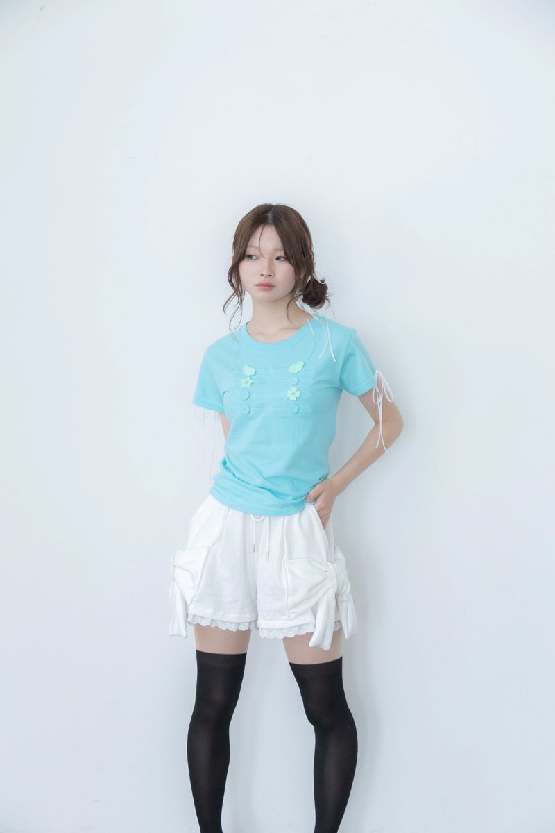 big ribbon pants(WHITE)