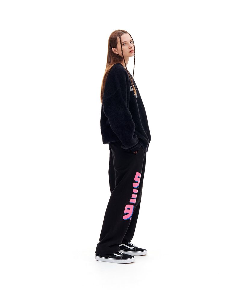 HAIRY STAR LOGO KNIT (BLACK)