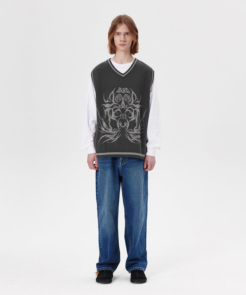 ECLIPSE TRIBAL KNIT VEST