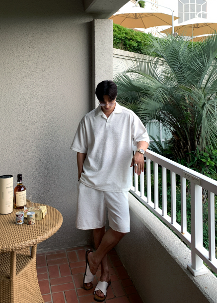 [Limited Quantity] 【setup】 Kuiper Caraneck Short Sleeve Shorts Setup