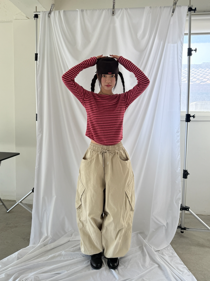 balloon cargo banding pants