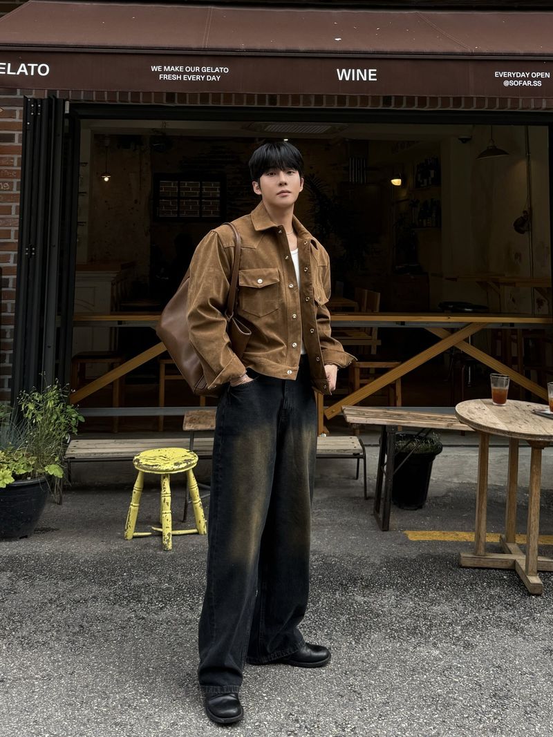 Tony western cropped suede jacket