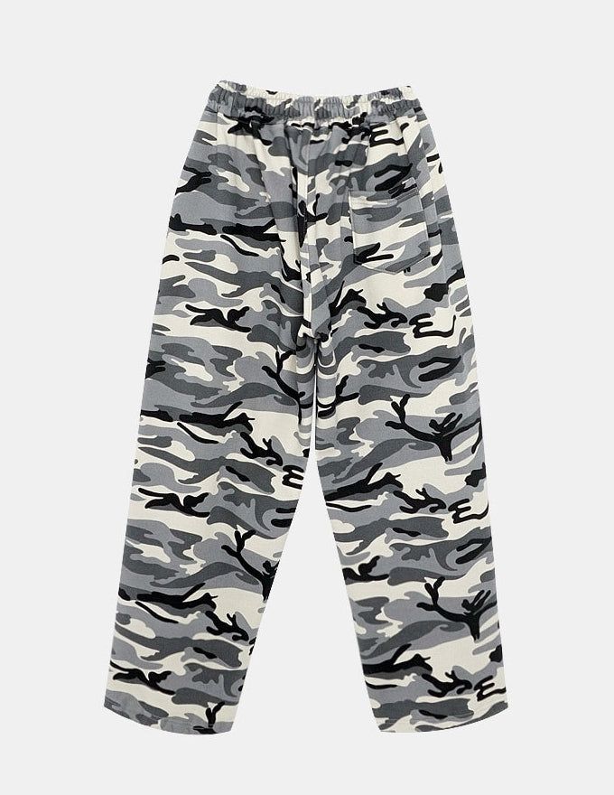 Camouflage Wide String Pants