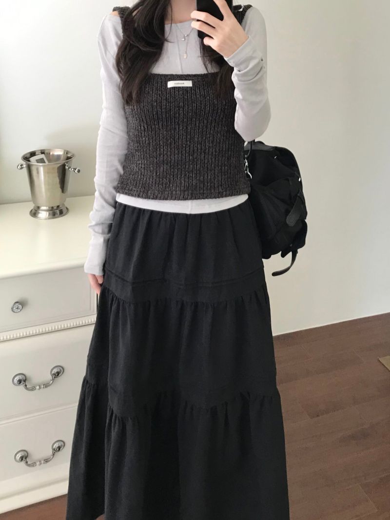 Ripple Knit Sleeveless (3 colors)