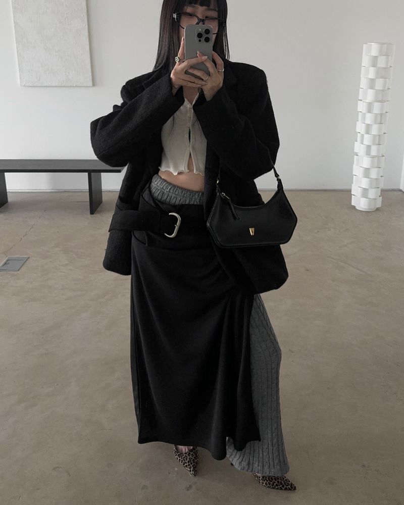 Half coat blazer