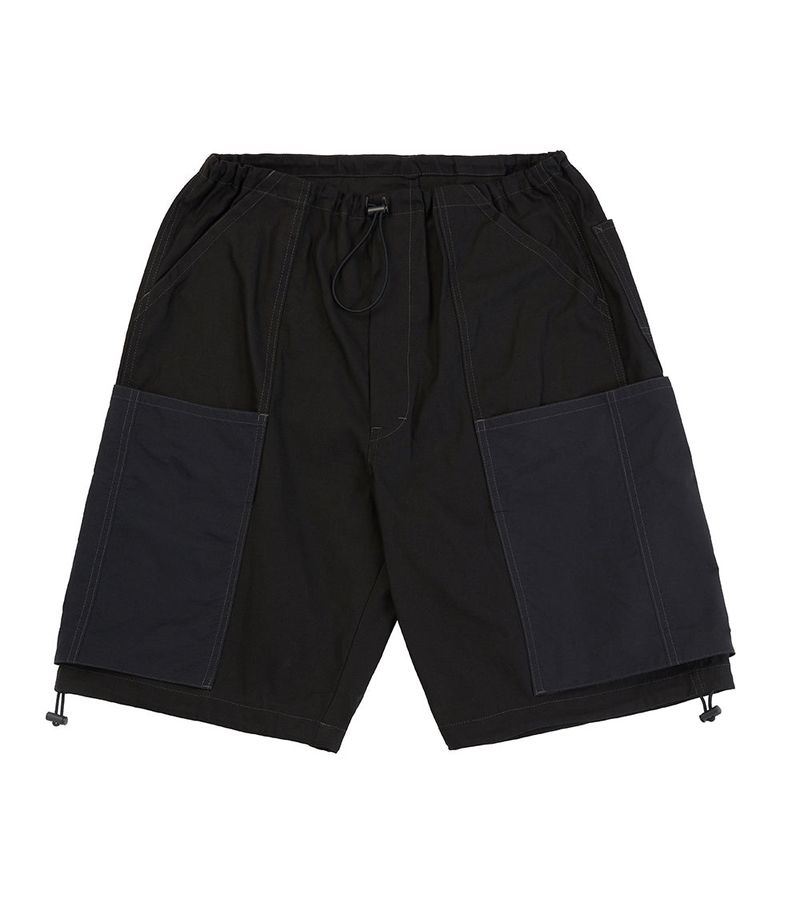 BERMUDA DRAWSTRING PANTS_BLACK