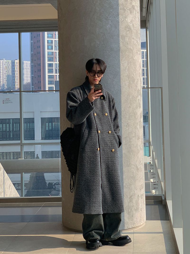 3 TAP Emma Wool Tweed Coat (2color)