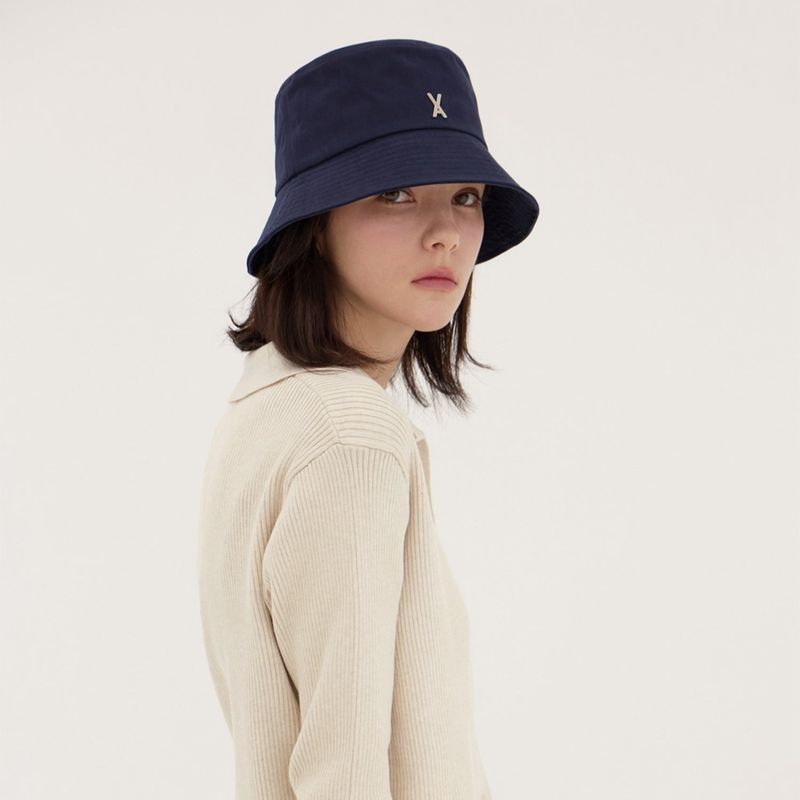 VA Stud Basic Bucket Hat / Navy