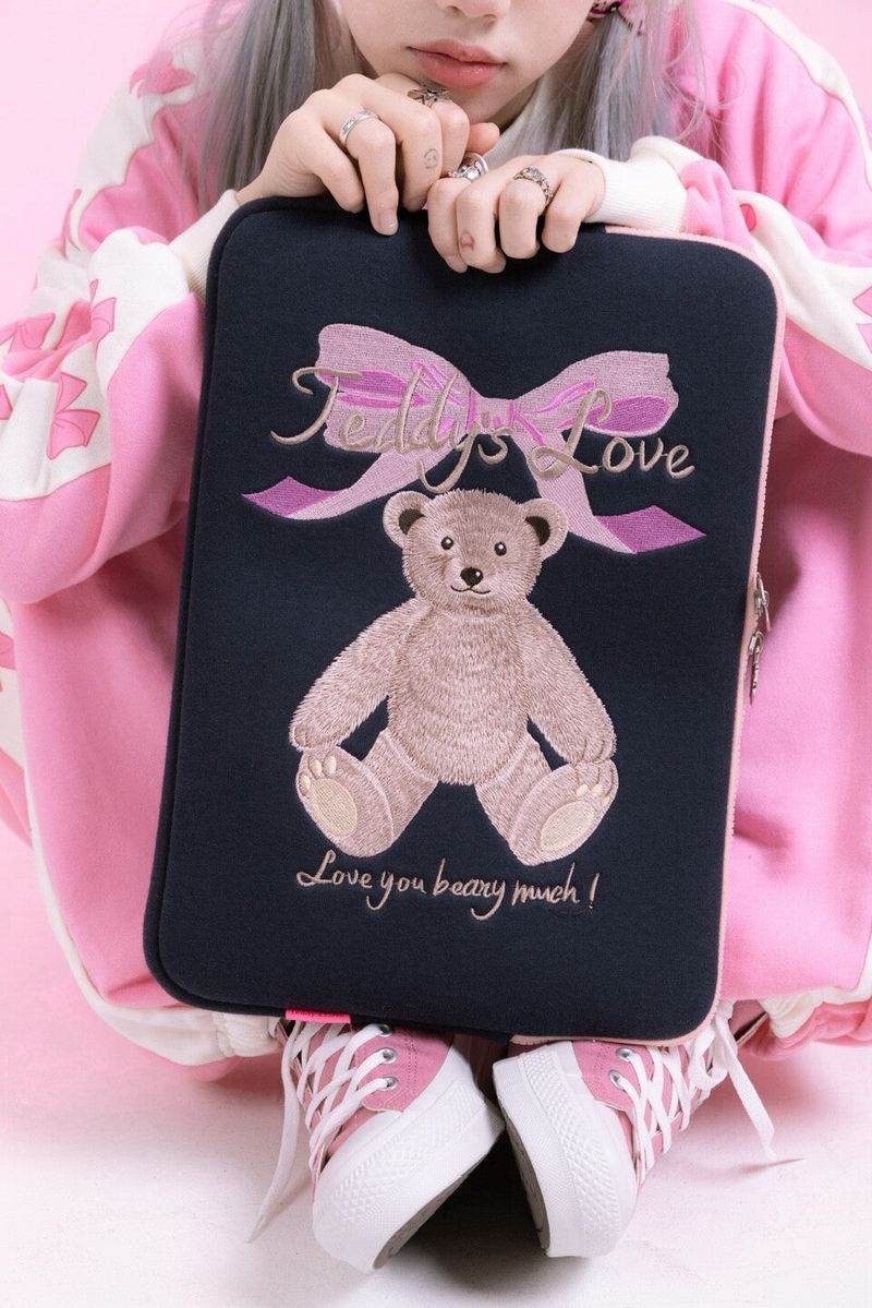 Teddys IPAD/LAPTOP Pouch 13 inch (NAVY)
