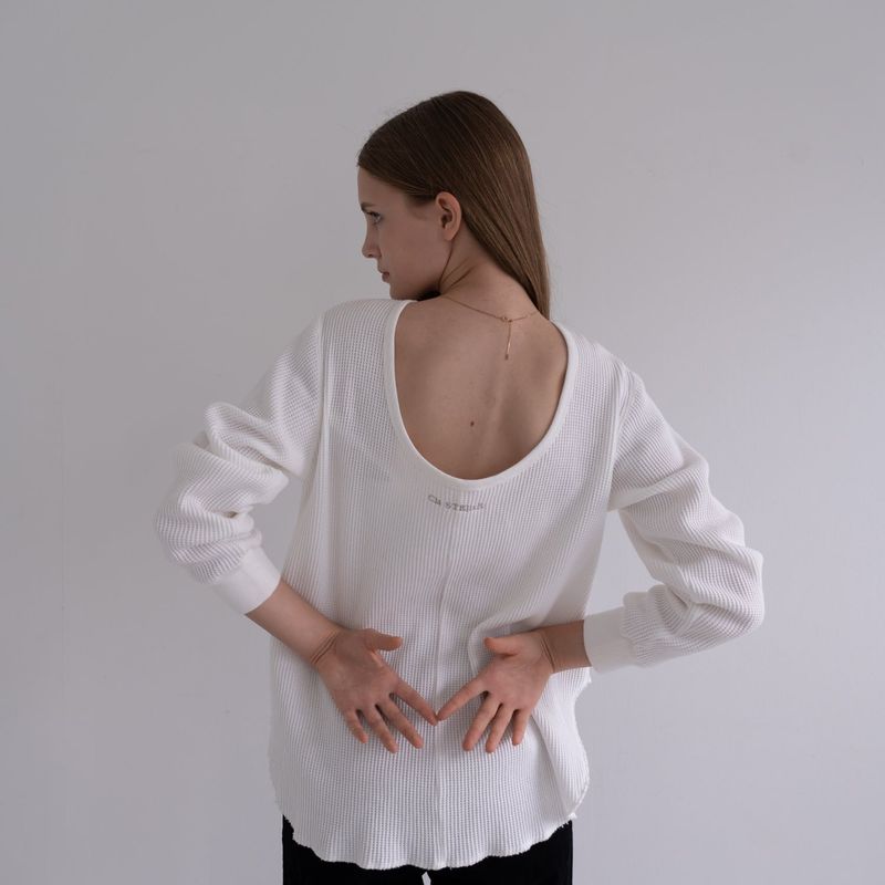 back open long Tshirt