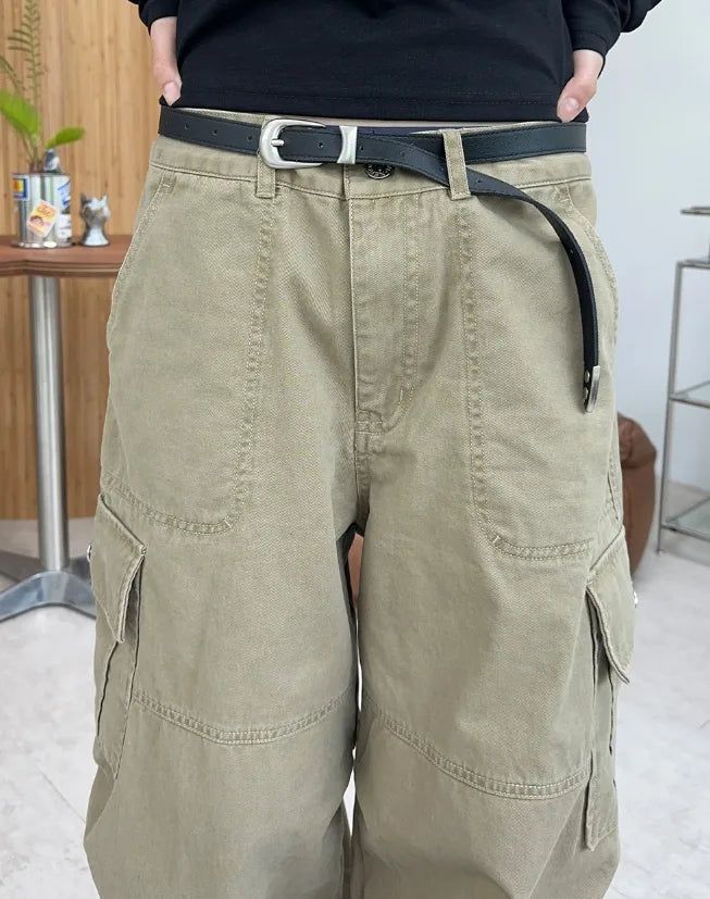 Moden Vintage Washed Cargo Pants