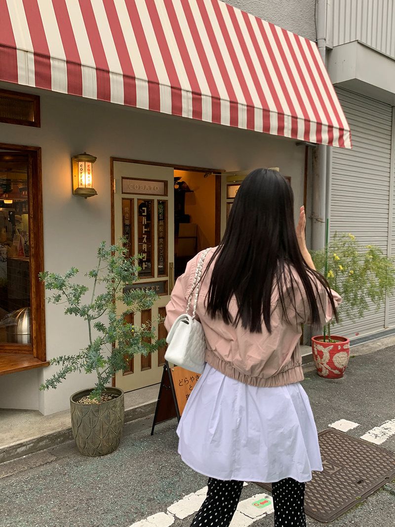[MADE] Dot Pleated Long Bootcut Pants