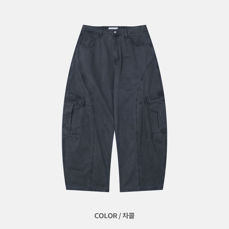 Vesper Curved Cargo Pants (3 Colors)