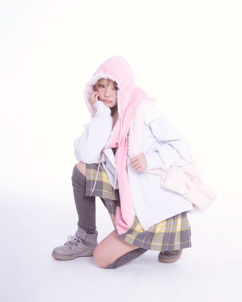 Fluffy Ribbon bag (pink)