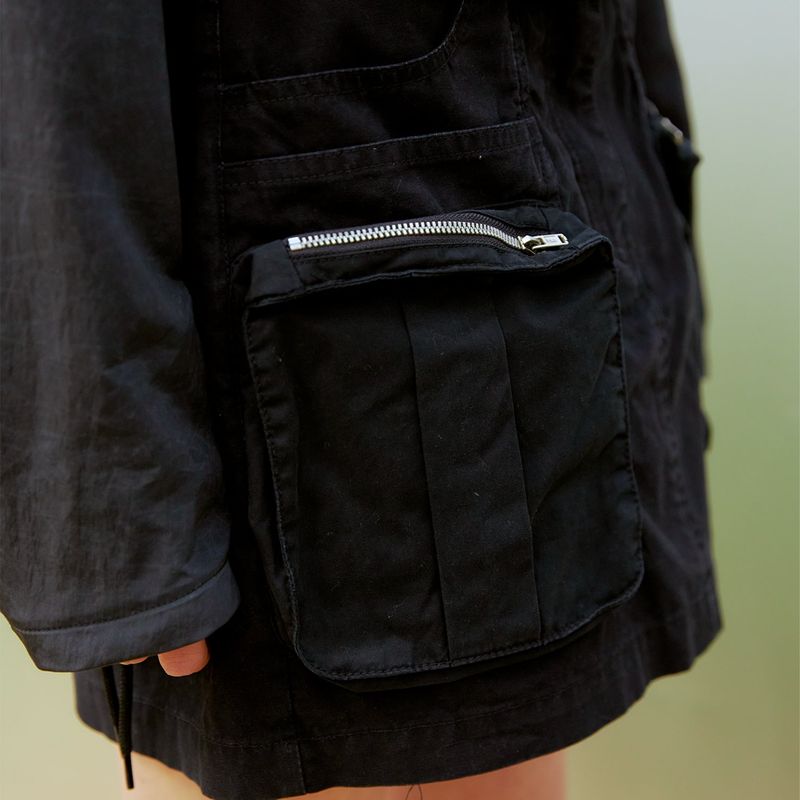 Cargo Mini Skirt (BLACK)
