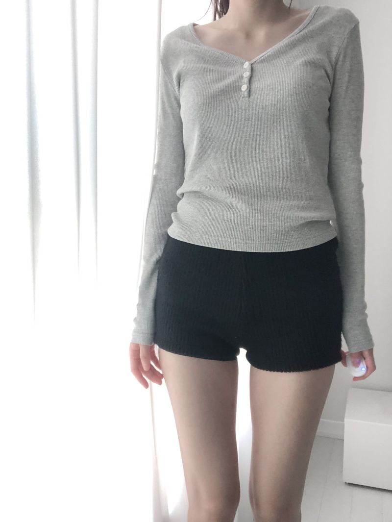 mild knit shorts (4c)