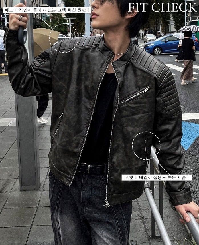 Biker Rider Leather Jacket
