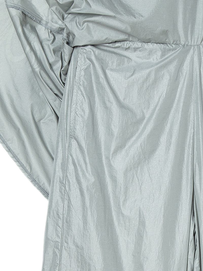 DRAPE LAYERED SKIRTPANTS (LIGHT GREY)