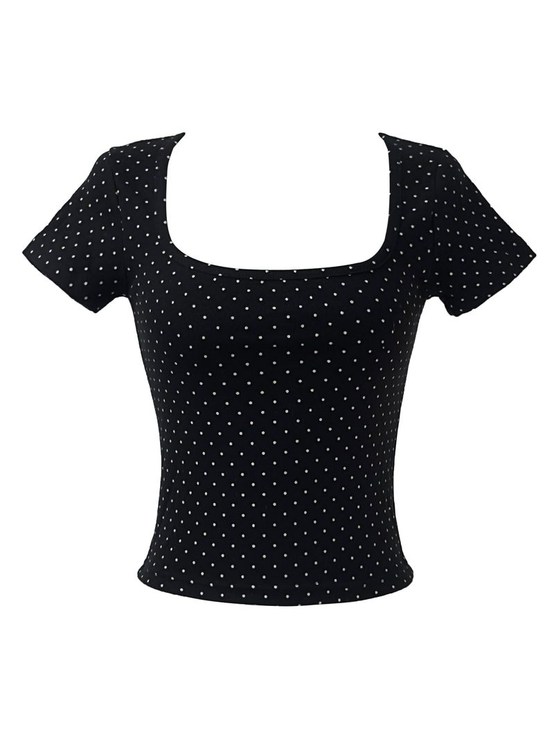 dottie crop short sleeve T (2color)