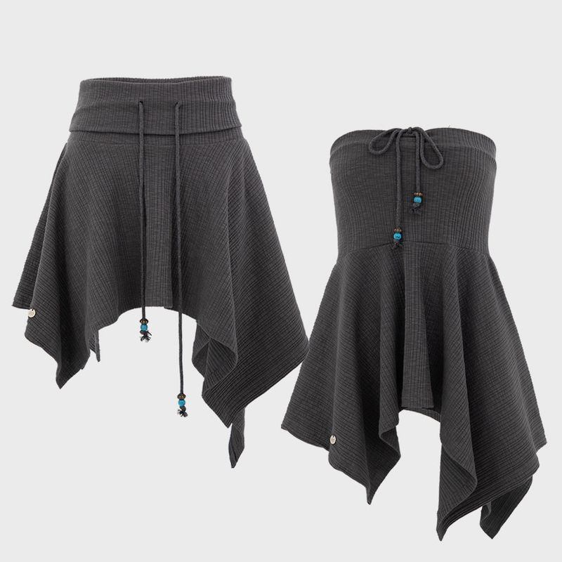 TRIP SKIRT IN GREY