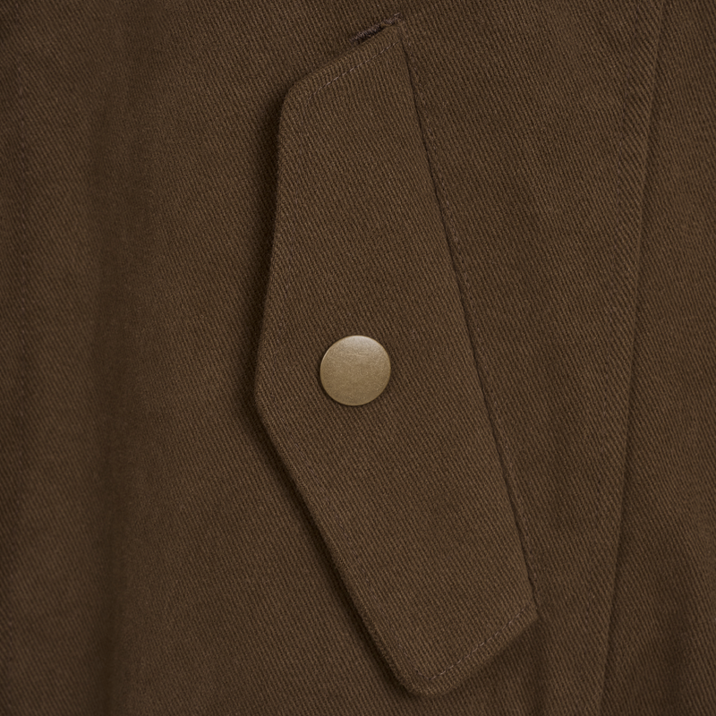 Brown Twill Jacket
