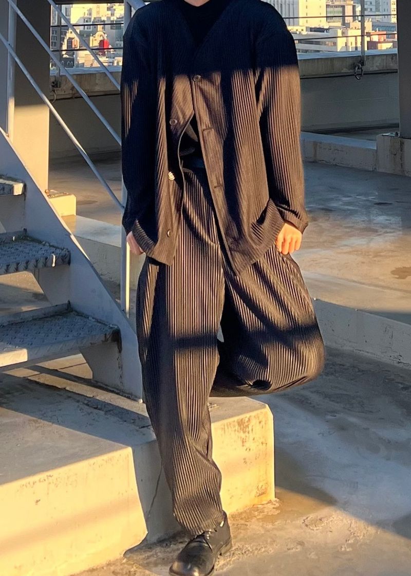 [VIR] obi pleats cardigans