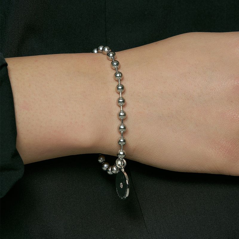 MIDNIGHT BALL CHAIN BLACELET