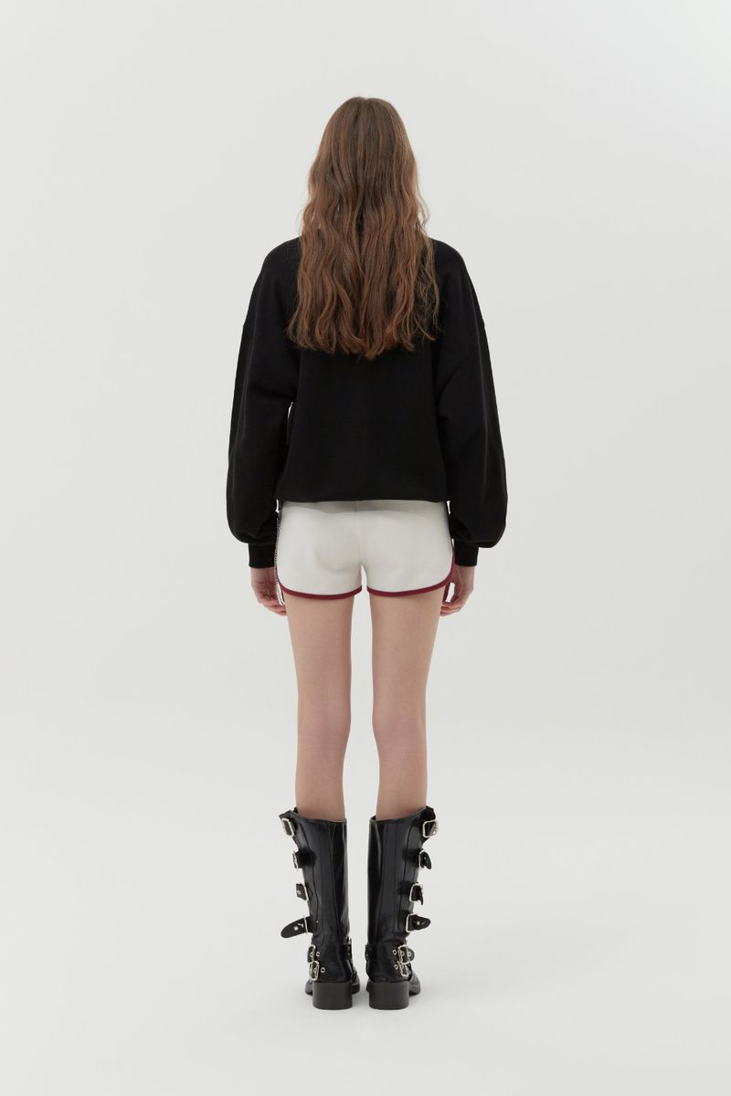 PUNK TRACK DOLPHIN PANTS [IVORY]
