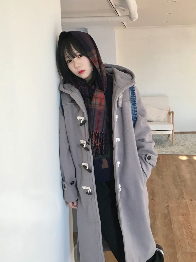 Flat Tartan check muffler 