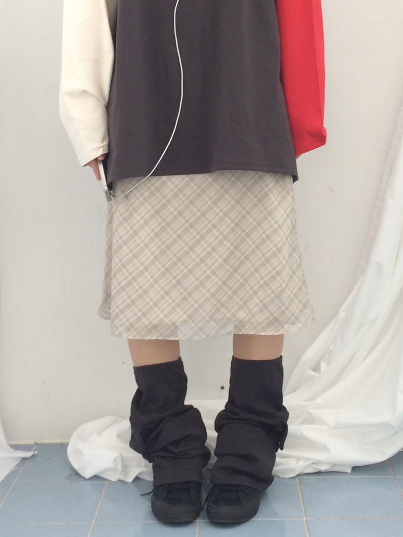 Number-printed color long sleeve
