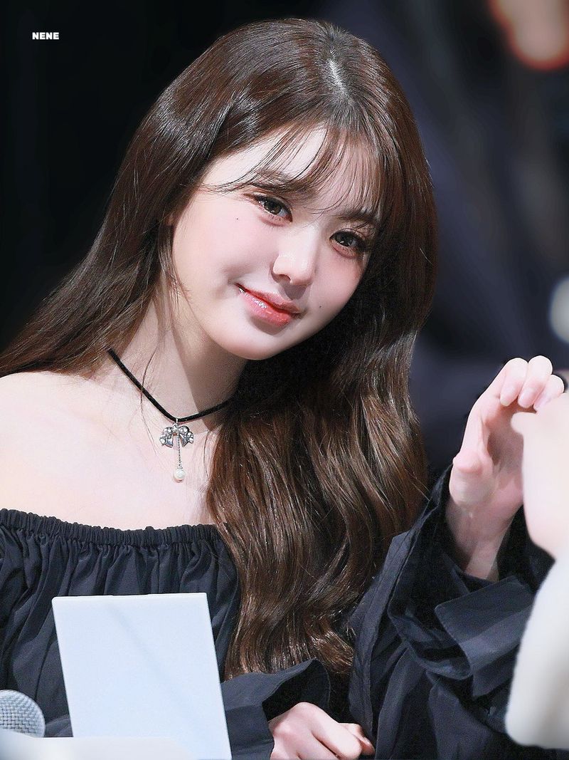 [IVE Wonyoung Necklace] Romantic bow and pearl drop choker - Silver Color