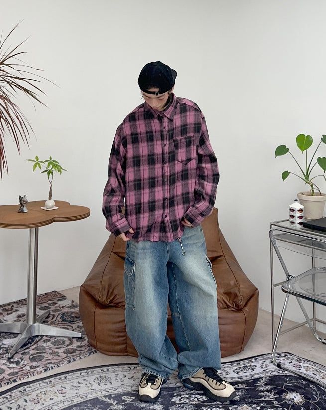 Else flannel check shirt